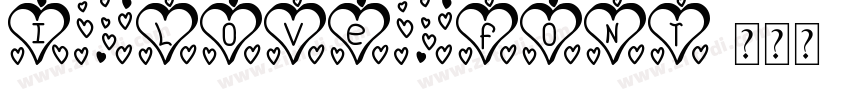 I Love Font字体转换